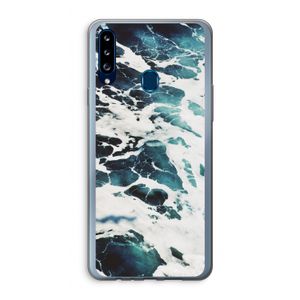 Golven: Samsung Galaxy A20s Transparant Hoesje