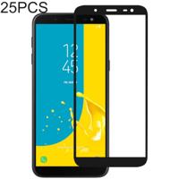 25 stuks volledige lijm volledige cover Screen Protector gehard glas film voor Galaxy J6 (2018)