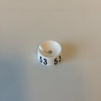 MB wit/zwart 53 voor op kledinghanger