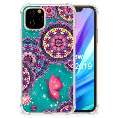 Apple iPhone 11 Pro Back Cover Cirkels en Vlinders Apple iPhone 11 Pro Back Cover Cirkels en Vlinders