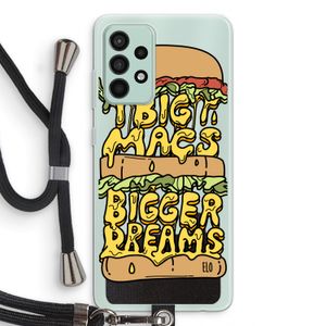 Big Macs Bigger Dreams: Samsung Galaxy A52s 5G Transparant Hoesje met koord
