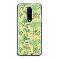 Flamingo party: OnePlus 7 Pro Transparant Hoesje