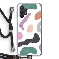 Memphis Shapes: Samsung Galaxy A32 5G Transparant Hoesje met koord