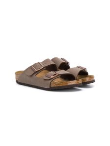 Birkenstock Kids sandales à brides à boucle - Marron