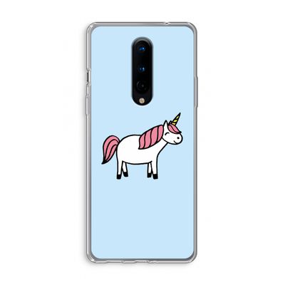 Eenhoorn: OnePlus 8 Transparant Hoesje