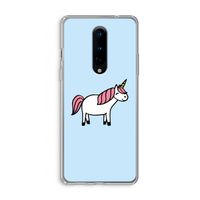 Eenhoorn: OnePlus 8 Transparant Hoesje