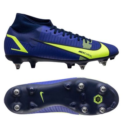 Nike Mercurial Superfly 8 Academy SG-PRO Anti-Clog Recharge - Blauw/Neon/Blauw Nike Mercurial Superfly 8 Academy SG-PRO Anti-Clog Recharge - Blauw/Neon/Blauw