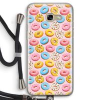 Pink donuts: Samsung Galaxy A5 (2017) Transparant Hoesje met koord