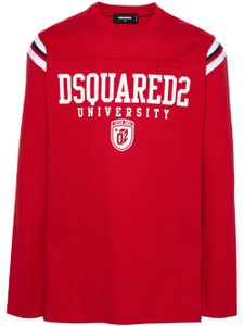 DSQUARED2 t-shirt Varsity à logo imprimé - Rouge