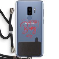 Not Your Baby: Samsung Galaxy S9 Plus Transparant Hoesje met koord