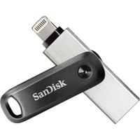 SanDisk iXpand™ Flash Drive Go USB-stick smartphone/tablet Zwart, Zilver 128 GB USB-A 3.2 Gen 1, Apple Lightning - thumbnail