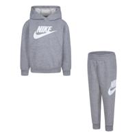 Nike Club Fleece Trainingspak Hooded Peuters Grijs Wit