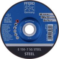 PFERD TOOLS 62215726 E 150-7 SG STEEL Afbraamschijf gebogen Diameter 150 mm Boordiameter 22.23 mm Staal 10 stuk(s)