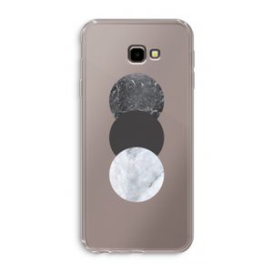 Marmeren cirkels: Samsung Galaxy J4 Plus Transparant Hoesje