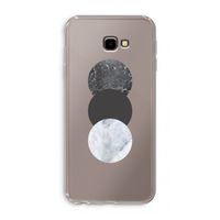 Marmeren cirkels: Samsung Galaxy J4 Plus Transparant Hoesje