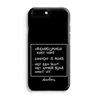 Mijn Motto's: Volledig Geprint iPhone 7 Plus Hoesje