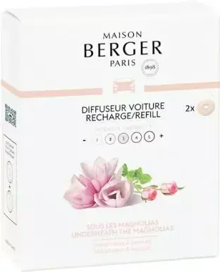 Maison Berger Paris navulling autoparfum underneath the magnolias 2 stuks