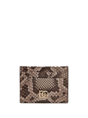 Dolce & Gabbana porte-cartes DG - Tons neutres