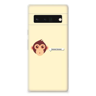 Google Pixel 6 Pro Telefoonhoesje met Naam Monkey Google Pixel 6 Pro Telefoonhoesje met Naam Monkey