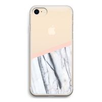 A touch of peach: iPhone 7 Transparant Hoesje