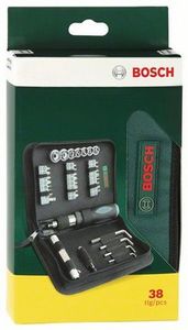 Bosch Accessories Mixed Set 38-delig, in handige softbag Gereedschapstas