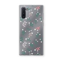 Small white flowers: Samsung Galaxy Note 10 Transparant Hoesje