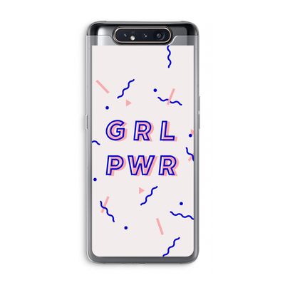 GRL PWR: Samsung Galaxy A80 Transparant Hoesje