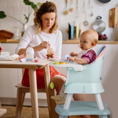 6-in-1 Babyhoogstoel Hoogstoel & Eetstoel & Leerstoel Babystoel Combihoogstoel Kleurrijk