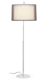Saba staande lamp mat nikkel
