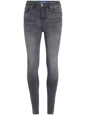 Karl Lagerfeld Jeans jean skinny à taille haute - Noir
