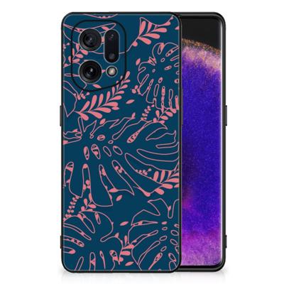 OPPO Find X5 Bloemen Hoesje Palm Leaves