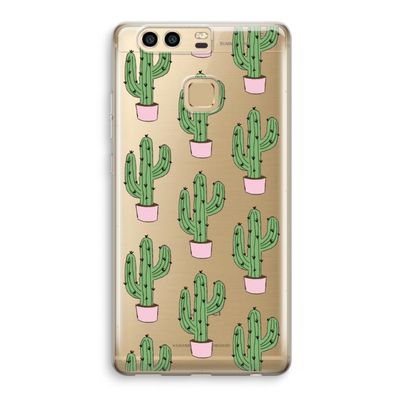 Cactus Lover: Huawei P9 Transparant Hoesje