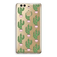 Cactus Lover: Huawei P9 Transparant Hoesje