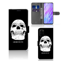Telefoonhoesje met Naam Samsung Galaxy S20 Plus Skull Eyes