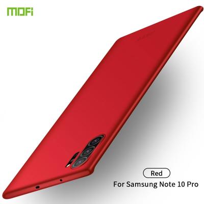 MOFI Frosted PC ultradun hard case voor Galaxy Note10 Pro (rood)