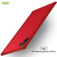 MOFI Frosted PC ultradun hard case voor Galaxy Note10 Pro (rood)