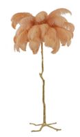 Light & Living Vloerlamp 'Feather' kleur Perzik Light & Living Vloerlamp 'Feather' kleur Perzik