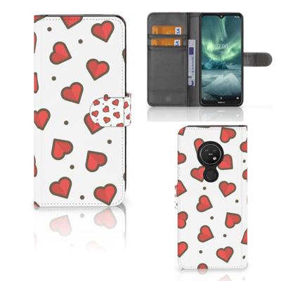 Nokia 7.2 | Nokia 6.2 | Telefoon Hoesje | Hearts