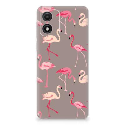 Motorola Moto E13 | TPU Hoesje | Flamingo