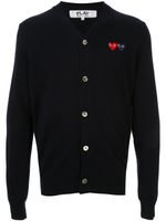 Comme Des Garçons Play cardigan à logo brodé - Bleu