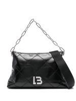 Bimba y Lola sac à bandoulière Trapezium médium en cuir - Noir