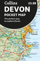 Wegenkaart - landkaart Pocket Map Devon | Collins - thumbnail