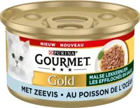 Gourmet Gold malse lekkernijen zeevis 85g