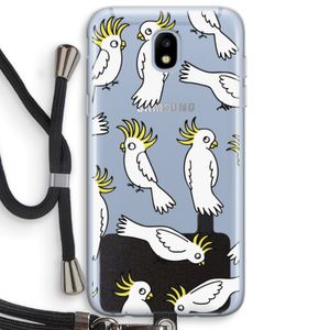 Papegaai: Samsung Galaxy J5 (2017) Transparant Hoesje met koord