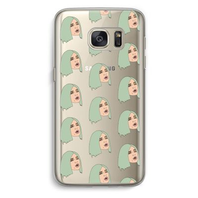 King Kylie: Samsung Galaxy S7 Transparant Hoesje