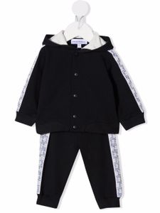 Emporio Armani Kids survêtement à bande logo - Bleu