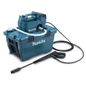 Makita DHW080ZK hogedrukreiniger Staand Batterij/Accu 380 L/u Zwart, Blauw