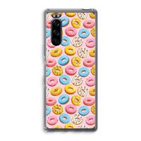 Pink donuts: Sony Xperia 5 Transparant Hoesje