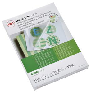 GBC Document Lamineerhoezen A5 2x80 micron Glanzend (100)