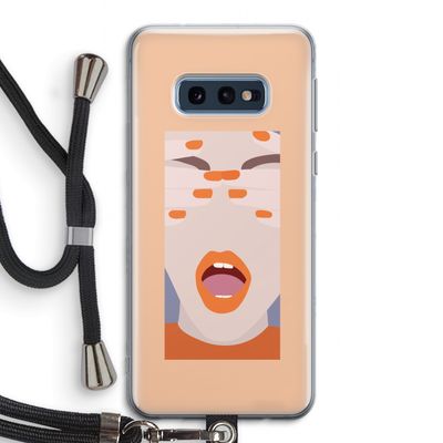 Surprise: Samsung Galaxy S10e Transparant Hoesje met koord